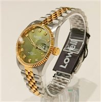 Orologio Lowell Donna Class bicolor green in Acciaio PL4700-24X - PL4700-24X